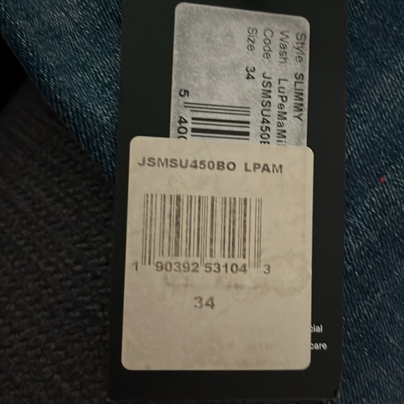 7 For All Mankind Slimmy Jeans, Size 34, NWT - Picture 9 of 9